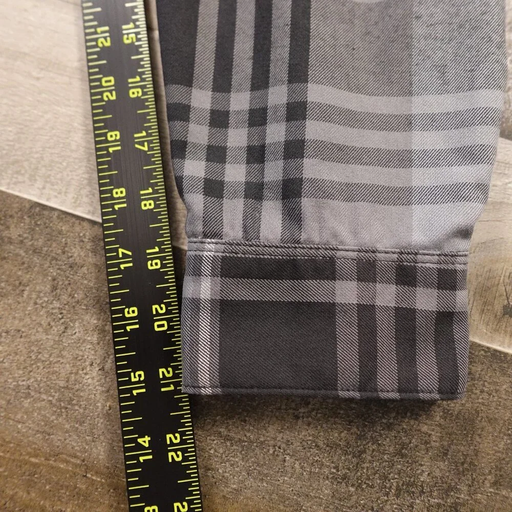 Burton flannel shirt jacket‎ hooded men's medium gray dryride